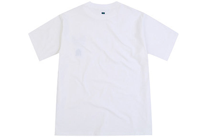 MLB Unisex New York Yankees Cartoon Series Embroidery Tee White 31TSTF931-50W