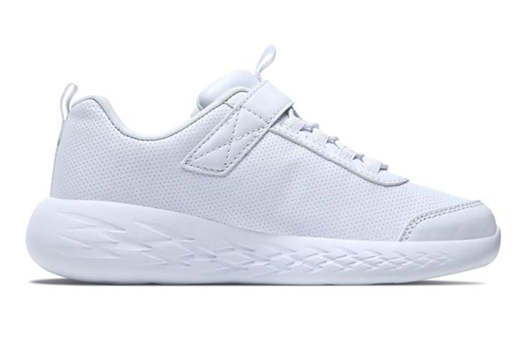 (GS) Skechers Go Run 600 Hook&Loop Snow White 82226L-WHT