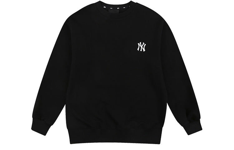 MLB Large Logo Printing Sports Round Neck Unisex Black 31MT15941-50L