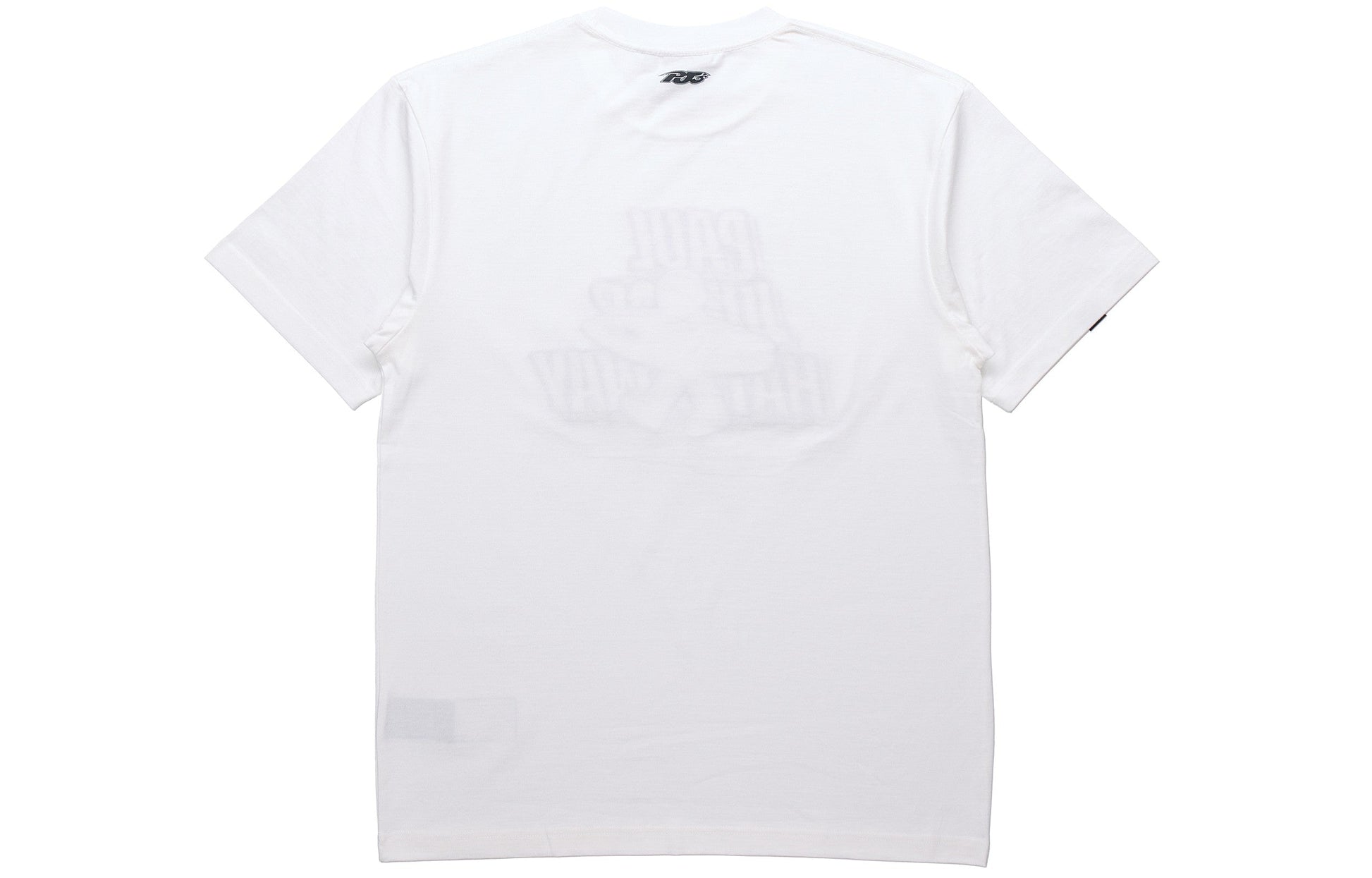 PJs Vigor Surf Leopard print Alphabet Pattern Short Sleeve Unisex White 20SSTS1016-P