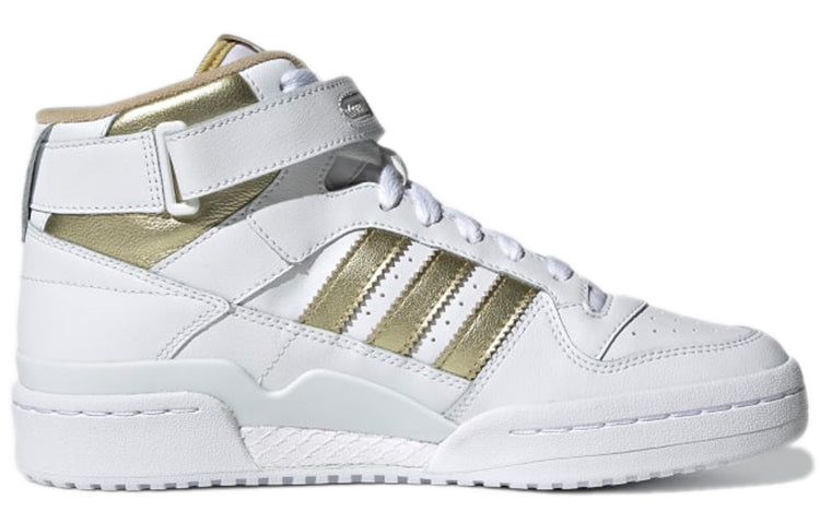 (WMNS) adidas Forum Mid 'White Matte Gold' GX5055