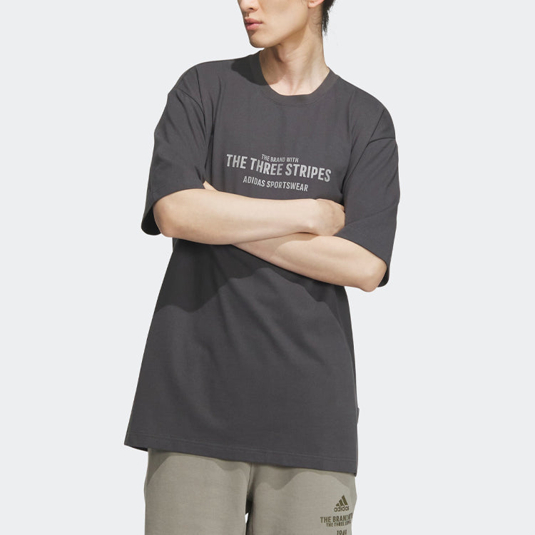 adidas Verbiage T-Shirts 'Black' IP3931
