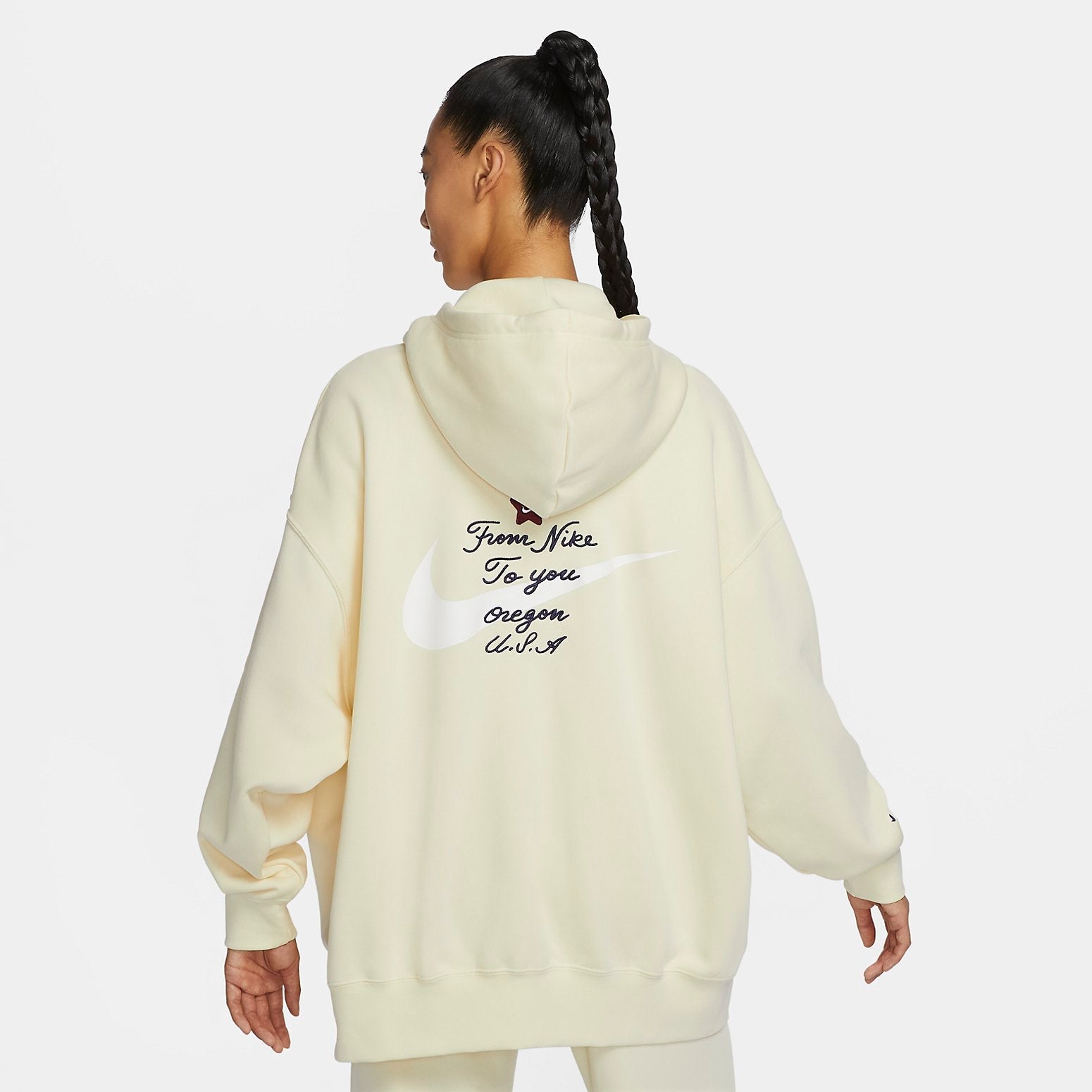 (WMNS) Nike Sportswear Essential Fleece Jacket 'Beige' FV8445-113