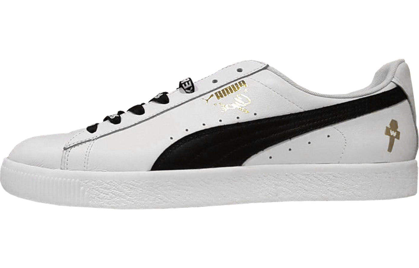 PUMA Clyde Core Leather Foil 'White' 364669-01
