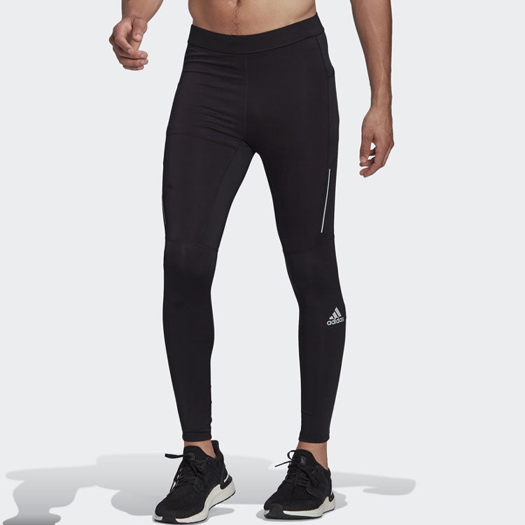 adidas Own The Run Casual Sports Tight gym pants Black H58595