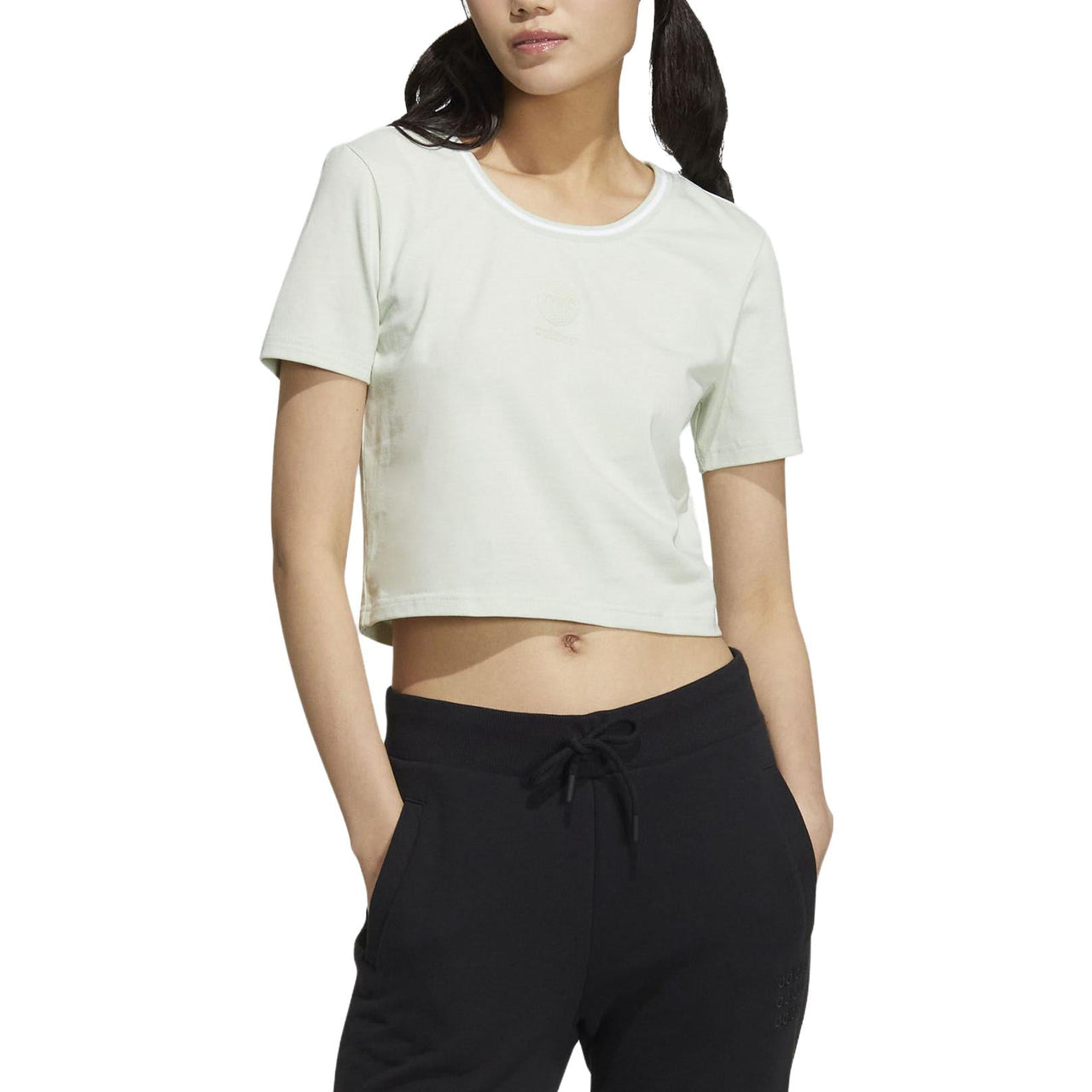 (WMNS) adidas Adult Female Basketball T-Shirt Asia Sizing 'White' HM1986