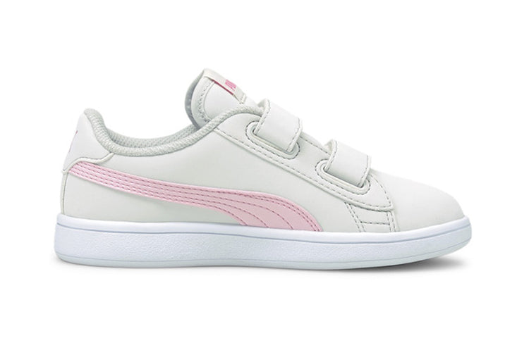 (PS) PUMA Smash V2 Buck V Ps Sneakers White/Pink 365183-27