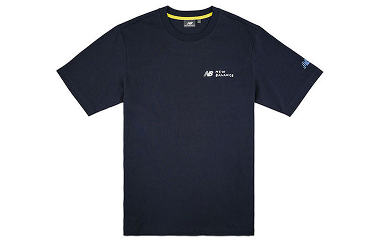 New Balance x ZERO PER ZERO Unisex Round-neck Tee Blue NEA3V943-NV
