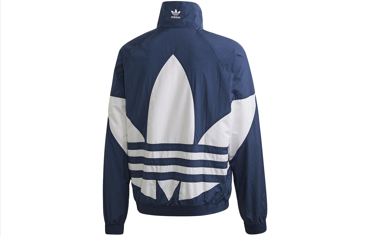 adidas originals Large logo Zipper Sports Jacket Blue FM9894