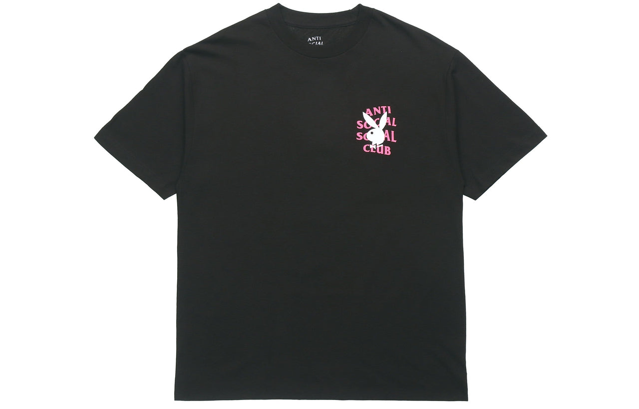 ANTI SOCIAL SOCIAL CLUB x PLAYBOY Unisex Logo Tee Black ASST281