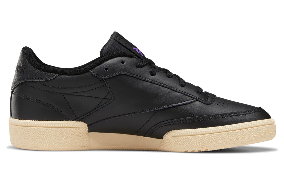 (WMNS) Reebok Club C 85 Black/Purple DV7251