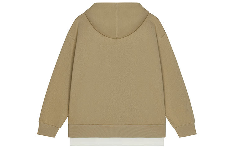 New Balance Logo Hoodie Asia Sizing 'Khaki' AMT13341-HNA