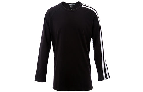 Men's adidas Y-3 Round Neck Long Sleeves Black CF2583