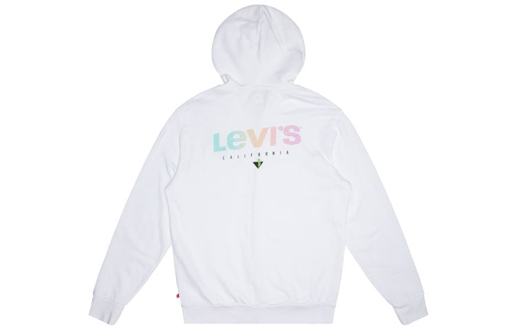 Men's Levis Casual Hooded Jacket White 19625-0044
