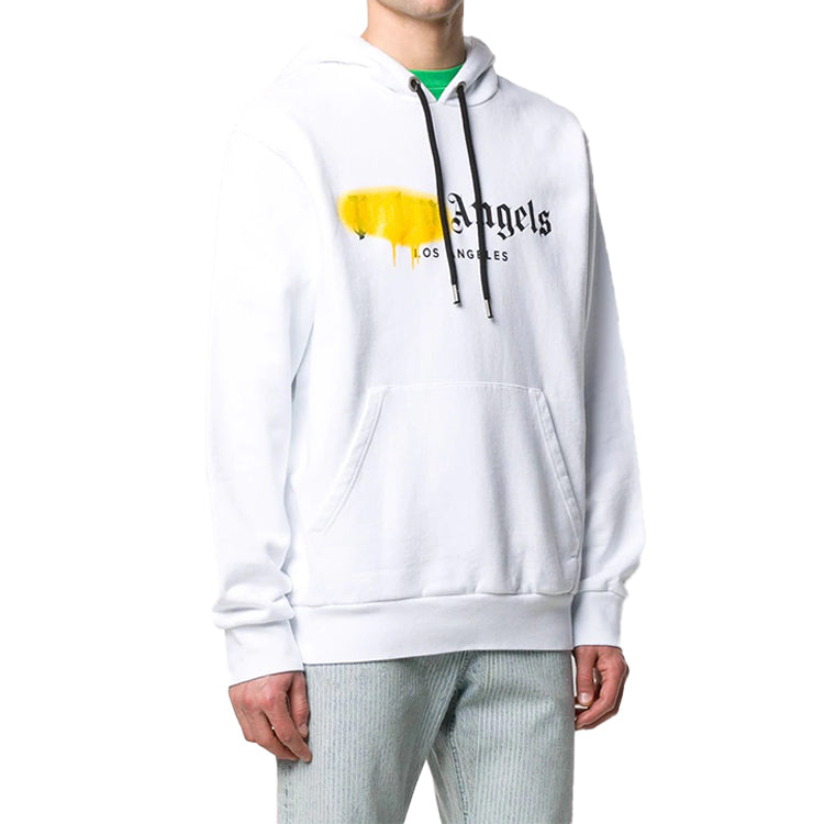 Men's PALM ANGELS Yellow Alphabet Logo Printing White PMBB003S206360640160
