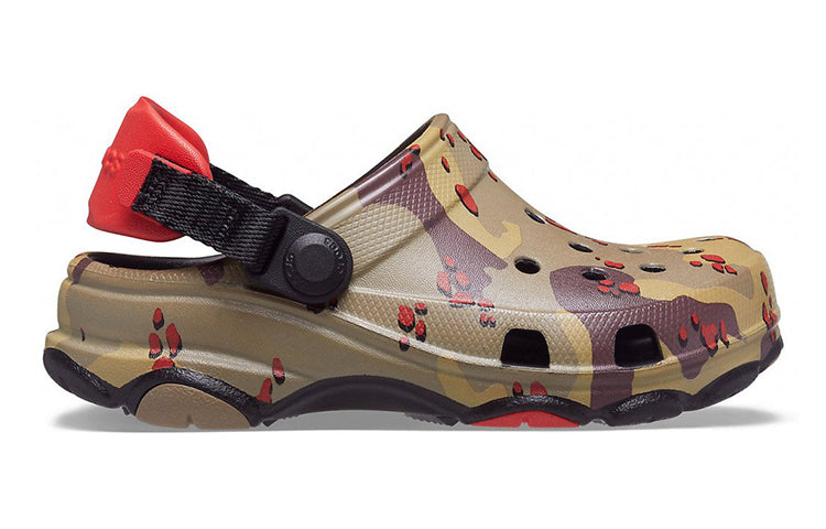 (GS) Crocs Classic All-Terrain Camo Clogs 'Brown Green Black' 207327-960