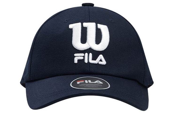FILA Large Alphabet Embroidered Royal Blue Baseball Cap A13U033201F-NV