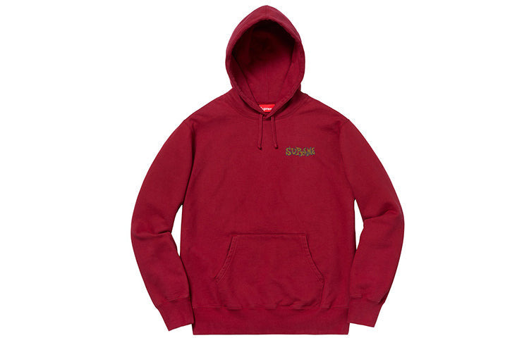 Supreme FW18 Portrait Hooded Sweatshirt Cardinal SUP-FW18-482