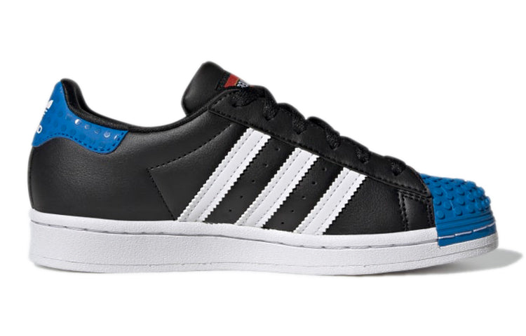 (GS) adidas originals Superstar x LEGO 'Core Black Blue' GY3324