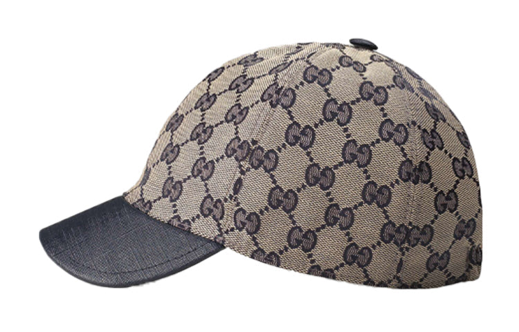 Gucci GG Pattern logo Printing Splicing Cap Baseball Cap 411771-KQWW0-4075