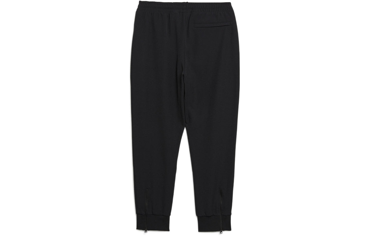Men's adidas originals x spezial Crossover Solid Color Logo Zipper Side Sports Pants/Trousers/Joggers Black HC0402
