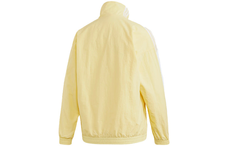 (WMNS) adidas originals Casual Sports Jacket Yellow FM7179