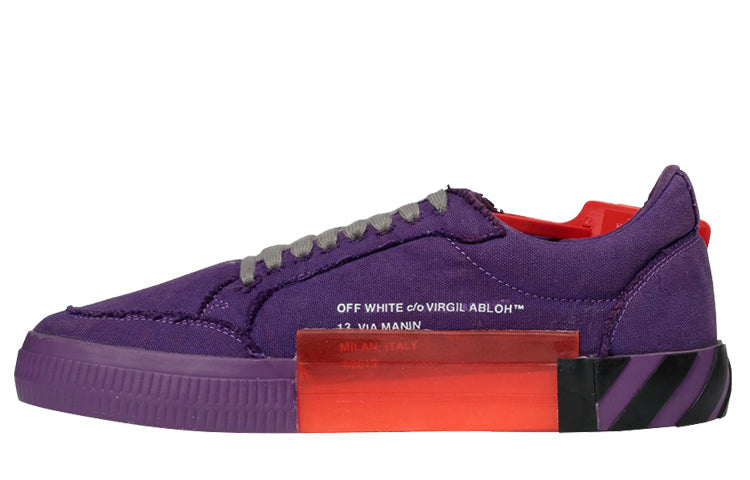 Off-White Vulcanized Low 'Violet Yellow' OMIA085R20D330502960
