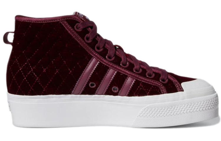 (WMNS) adidas Nizza Platform Mid 'Victory Crimson' H02701