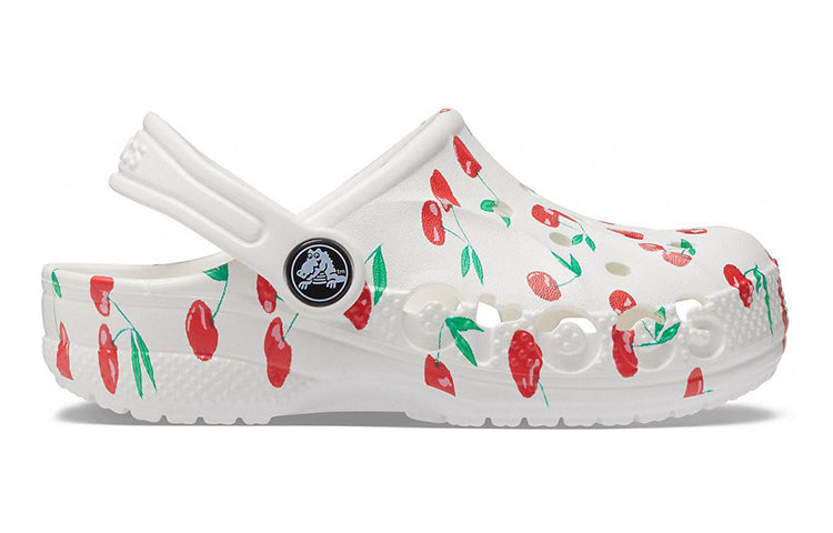 (PS) Crocs Baya Graphic Clogs 'White Cherry' 207017-1F6