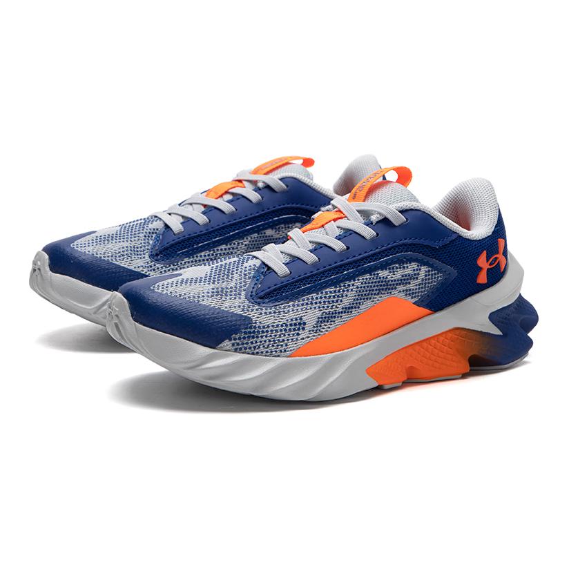(GS) Under Armour BPS Scramjet 4 'Blue Orange Grey' 3024209-404