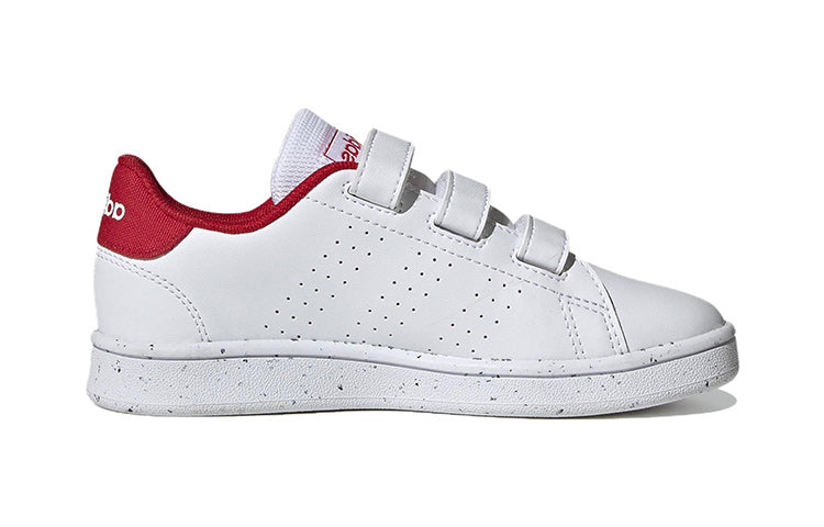 (PS) adidas Advantage Court Hook-and-Loop 'White Red' H06212