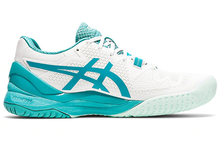 (WMNS) ASICS Gel Resolution 8 'White Lagoon' 1042A072-106