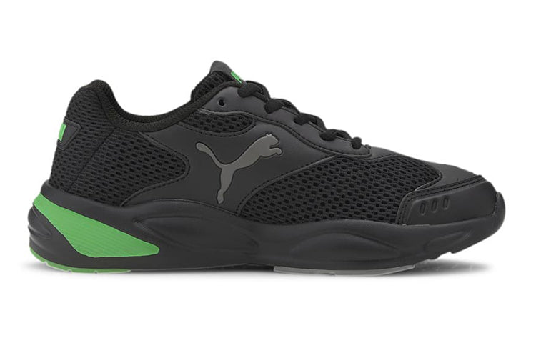 (GS) PUMA 90s Runner Mesh Jr Low Black 372926-05