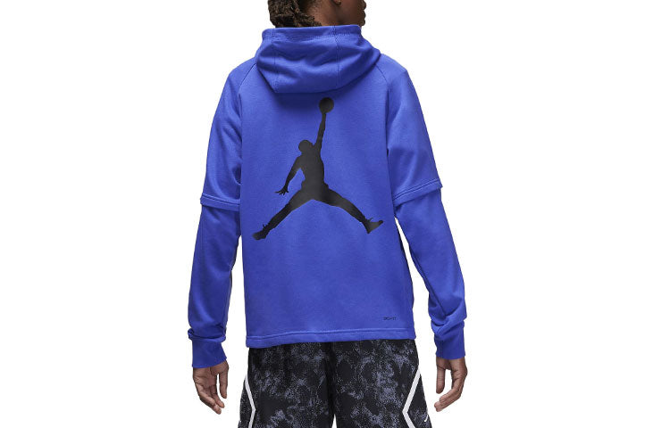 Air Jordan Dri-FIT Sport Breakfast Club Graphic Fleece Pullover Hoodie 'Lapis' DV9781-430