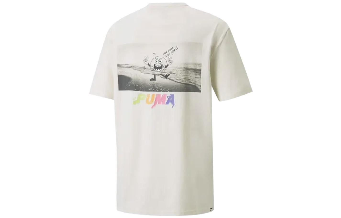 PUMA Downtown Graphic T-Shirt 'White' 533039-88