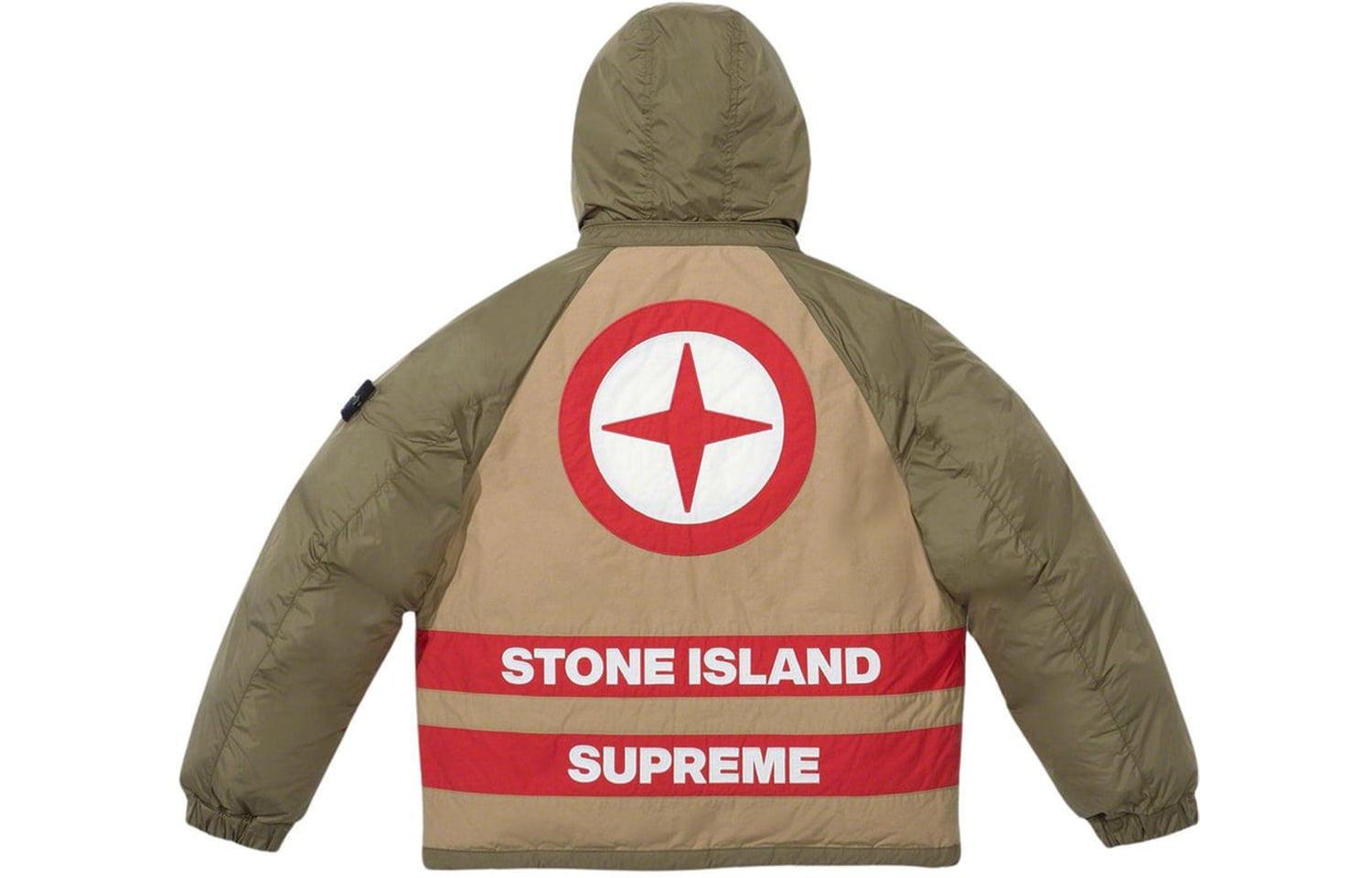 Supreme x STONE ISLAND FW23 Week10 Reversible Down Puffer Jacket 'Olivegreen' SUP-FW23-166