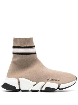 Balenciaga Speed 2.0 Sneakers 'Striped Tan' 674617W2F619119