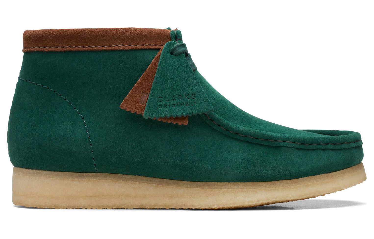 Clarks Wallabee Boots 'Dark Green' 26172249
