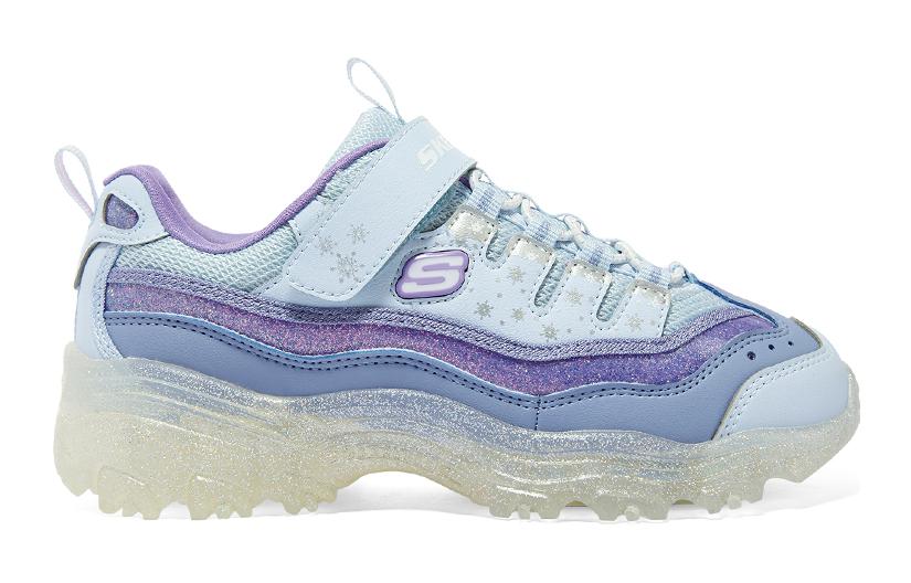 (GS) Skechers D'lites Electric Coloring 'Blue Purple' 319042L-LTBL