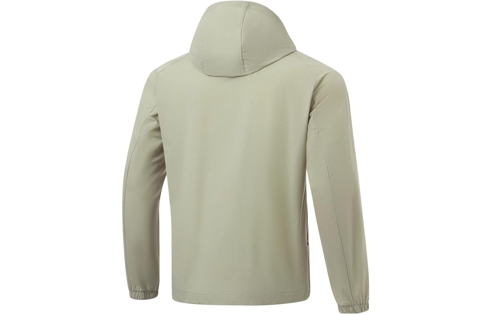 Li-Ning Training Logo Waterproof Hooded Jacket 'Moss Green' AFDT195-3