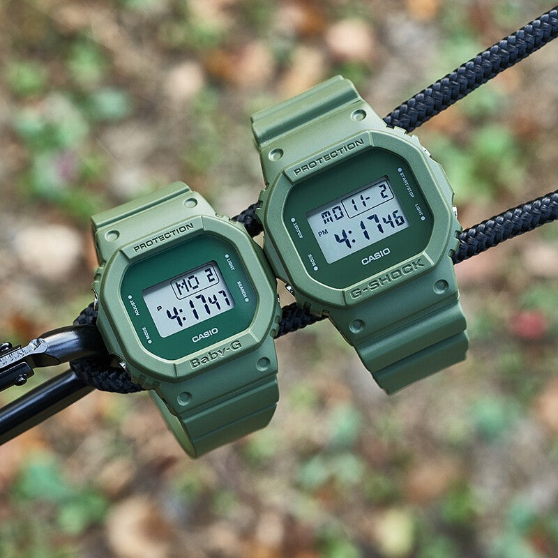 CASIO G-Shock Square 'Green' DW-5600ET-3PR-PERSON