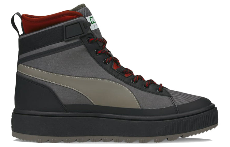 PUMA Unisex Suede WTR Mid-Top Sneakers Black/Grey 380708-02
