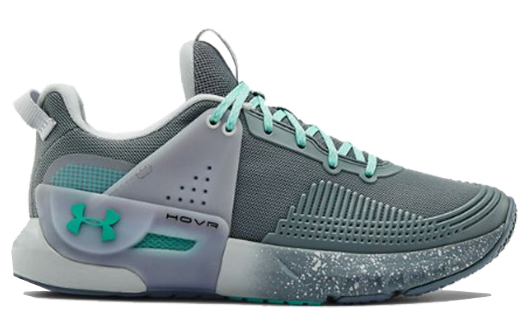 (WMNS) Under Armour Hovr Apex Running Shoes Grey/Green 3022209-300
