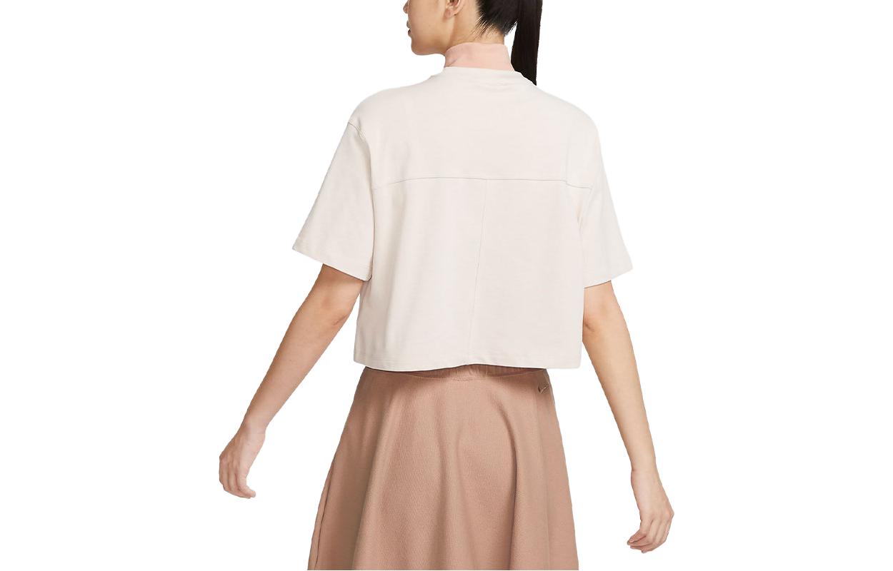 (WMNS) Nike Sportswear City Utility Short Sleeve Top 'Light Pink' FB7227-104