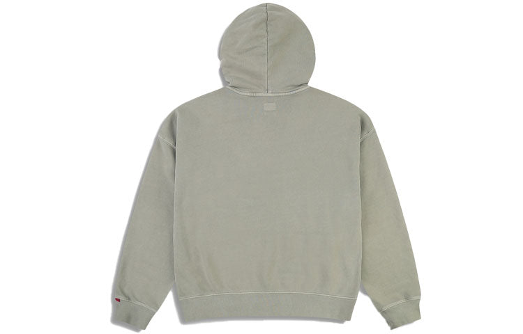 Men's Levis Hooded Embroidered Light Green A0747-0011