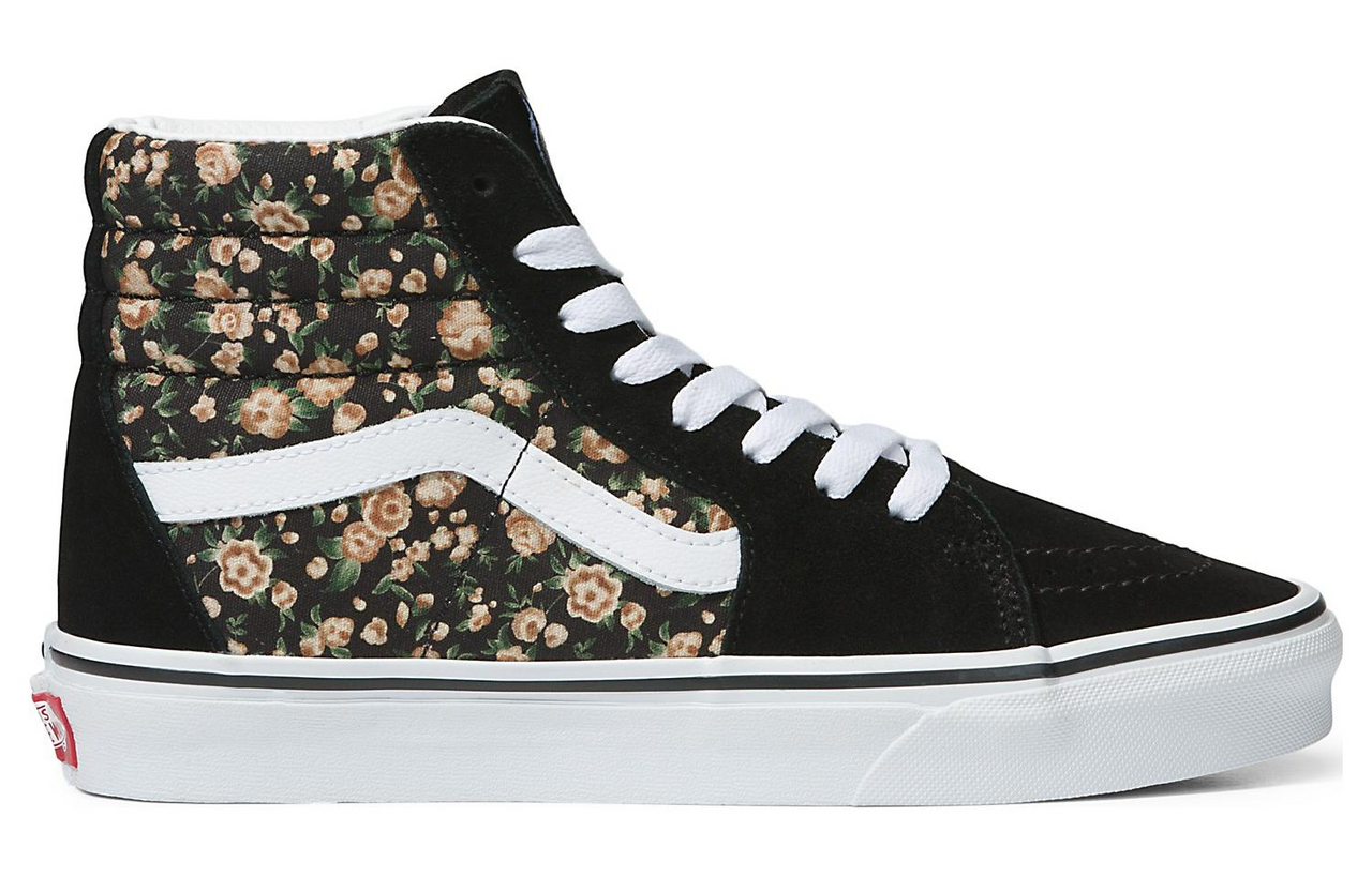 Vans Sk8-Hi Rose Dreams Shoe 'Black White' VN0005U9BZW