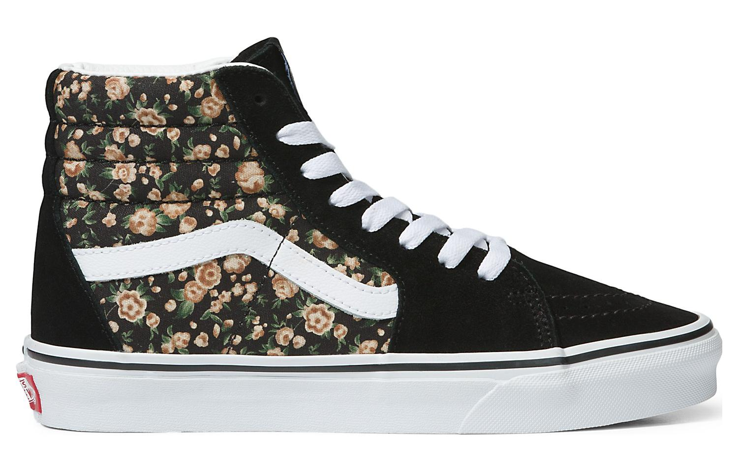 Vans Sk8-Hi Rose Dreams Shoe 'Black White' VN0005U9BZW