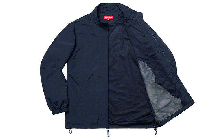 Supreme SS19 S Logo Track Jacket Large Logo Unisex Navy Blue SUP-SS19-10435