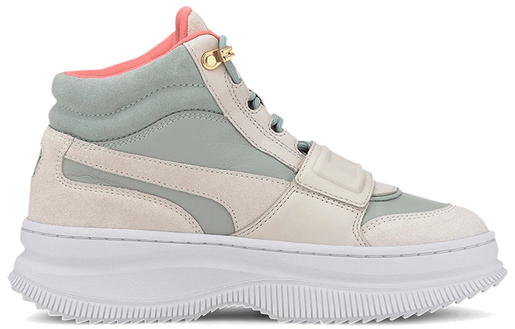 (WMNS) PUMA Deva Suede Khaki/Green/White 374757-01