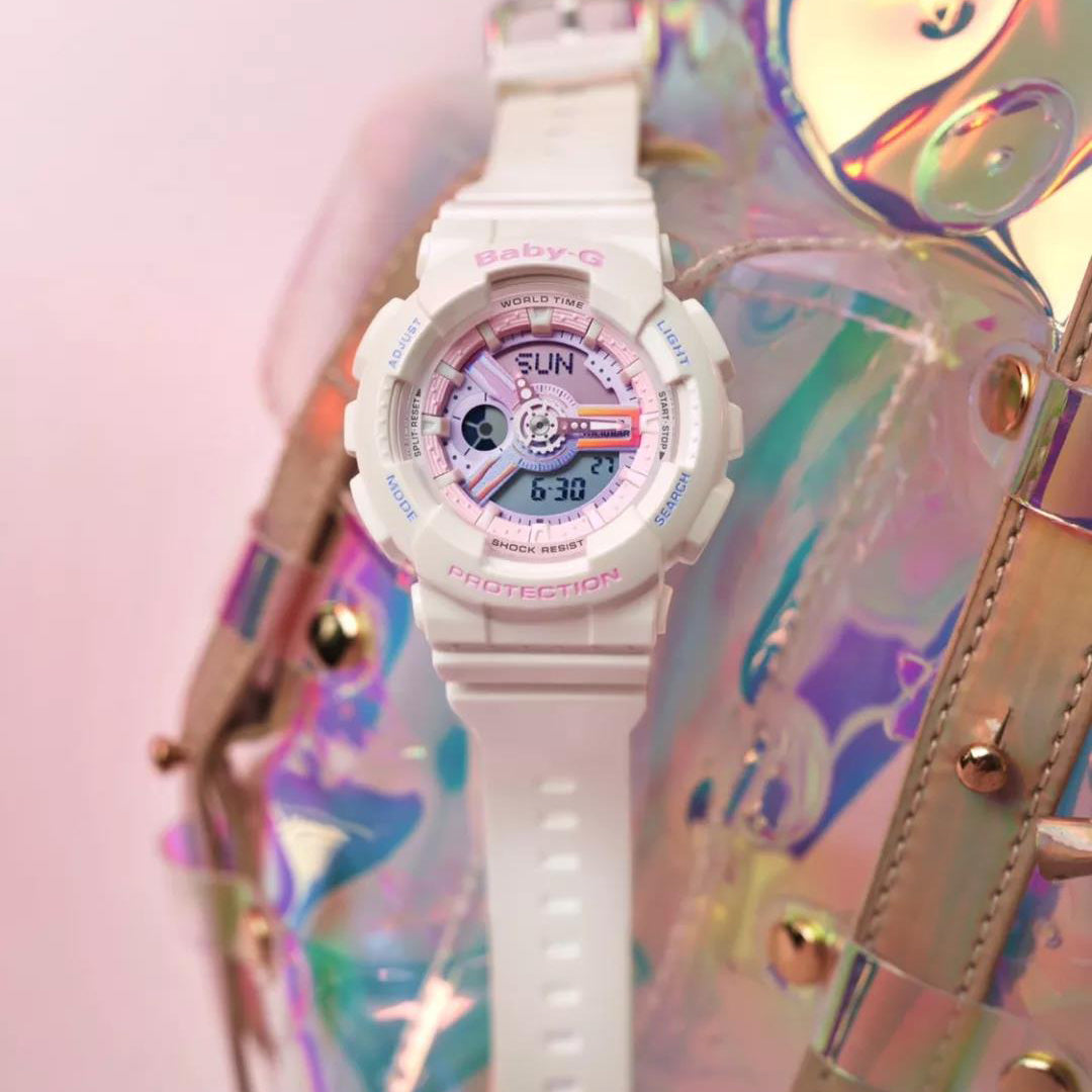 CASIO Baby-G 'White Pink' BA-110PL-7A1PR